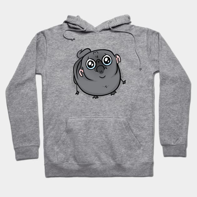 Puggy Pathos Hoodie by Inkpug